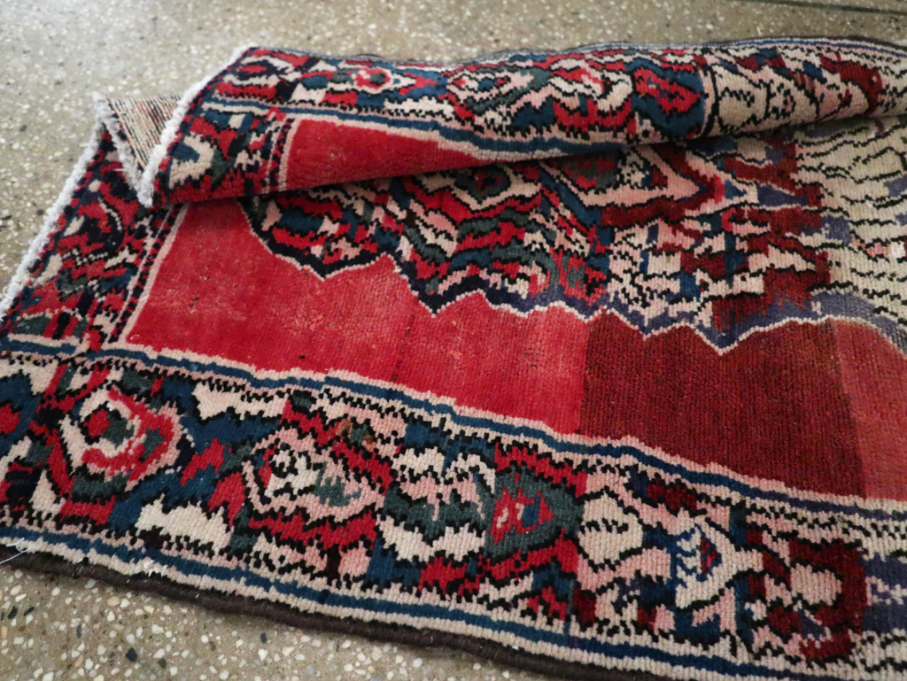 Vintage Persian Hamadan Rug, No.26739 - Staging