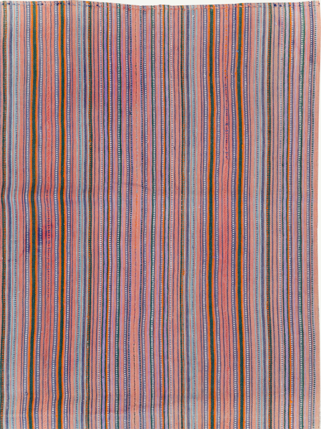 Vintage Persian Flatweave, No.26751 - Staging