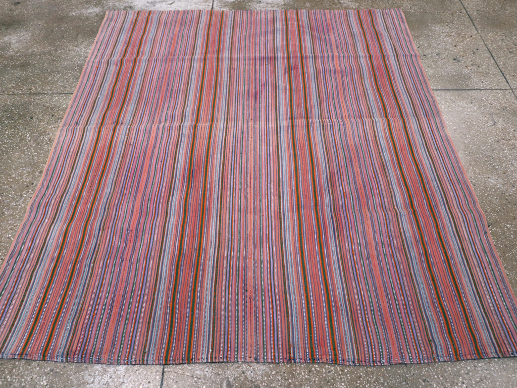 Vintage Persian Flatweave, No.26751 - Staging