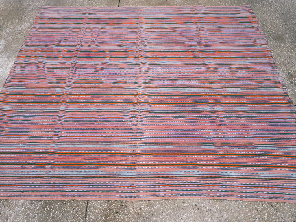 Vintage Persian Flatweave, No.26751 - Staging