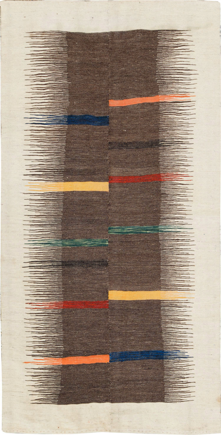 Modern Persian Flatweave, No.26753 - Staging