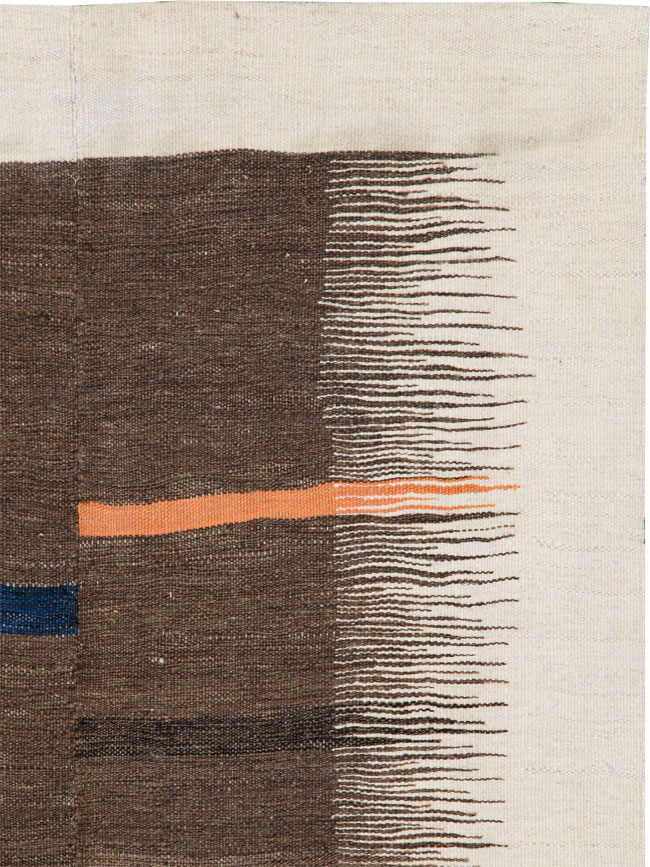 Modern Persian Flatweave, No.26753 - Staging