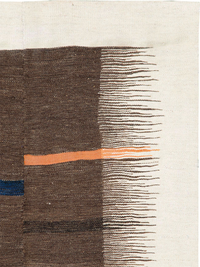 Modern Persian Flatweave, No.26753 - Staging