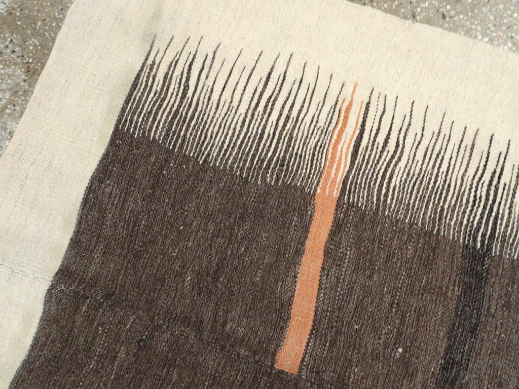 Modern Persian Flatweave, No.26753 - Staging