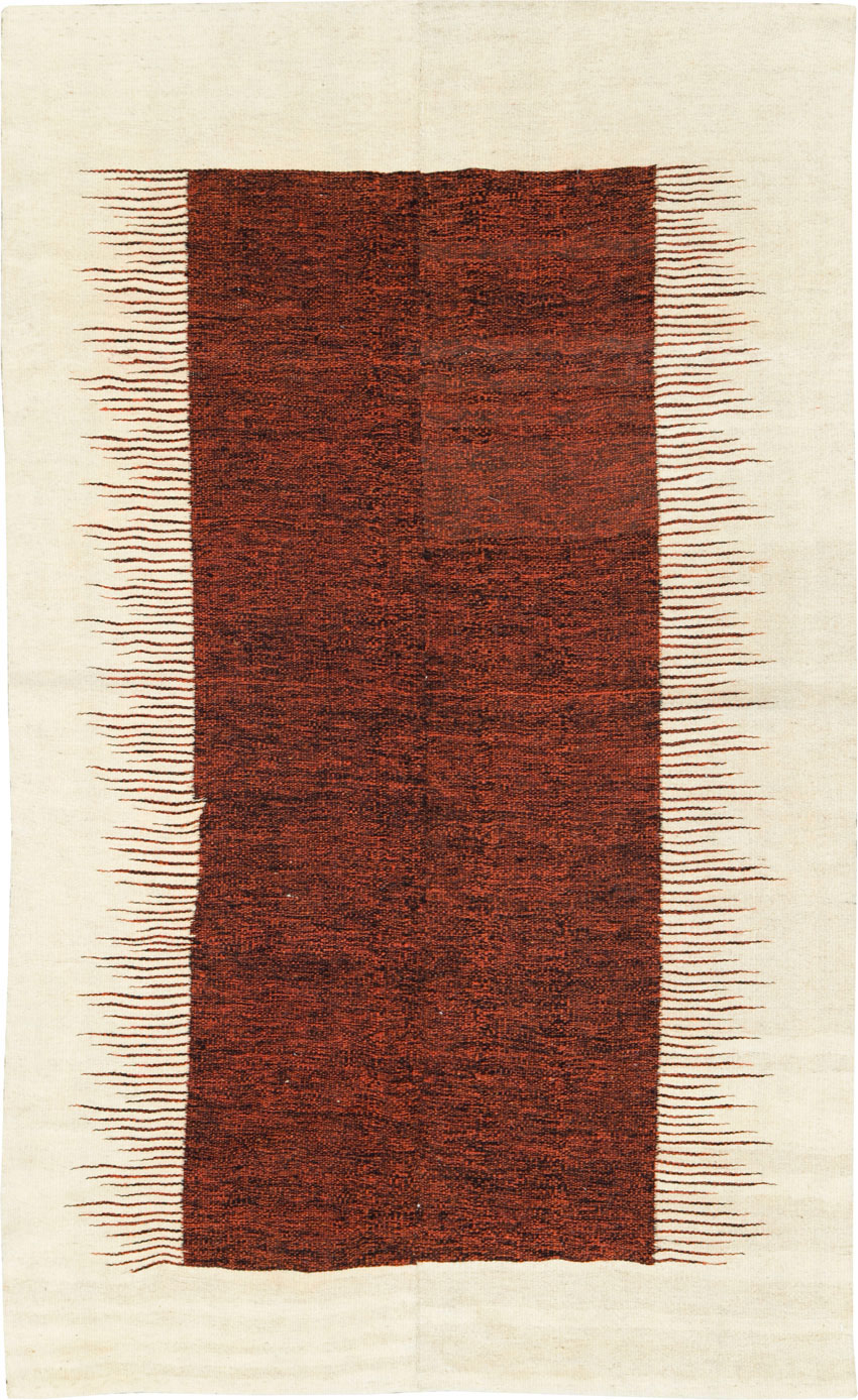 Modern Persian Flatweave Kilim, No.26755 - Staging