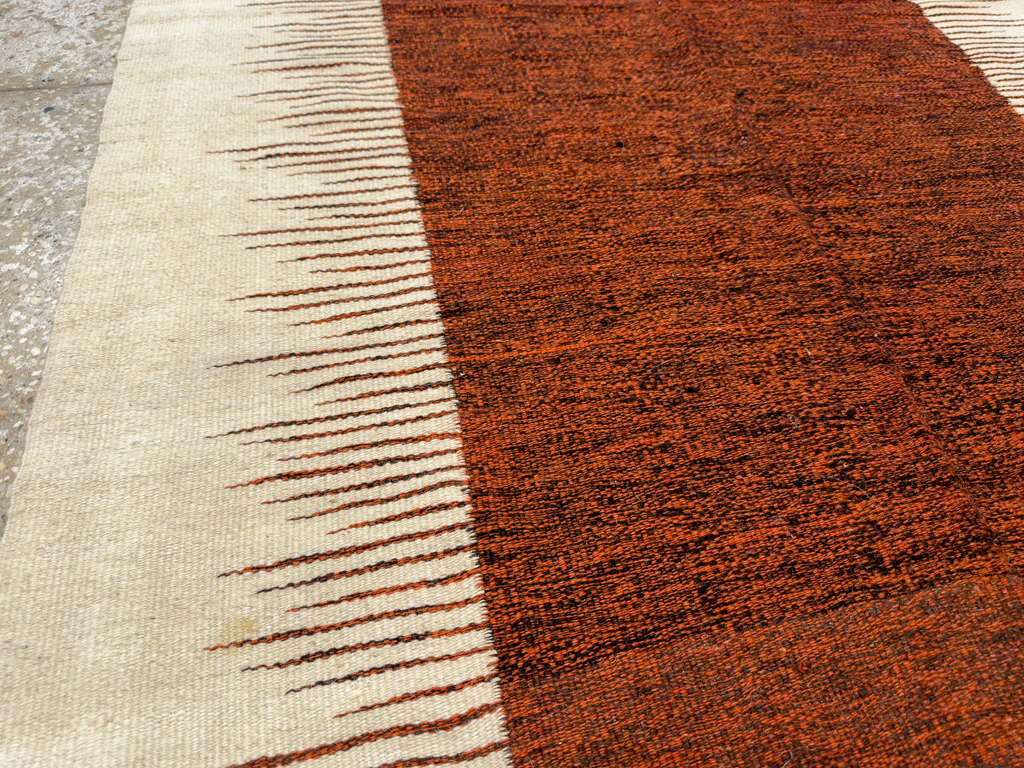 Modern Persian Flatweave Kilim, No.26755 - Staging