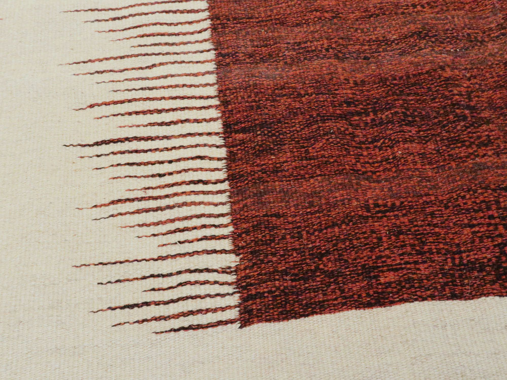 Modern Persian Flatweave Kilim, No.26755 - Staging