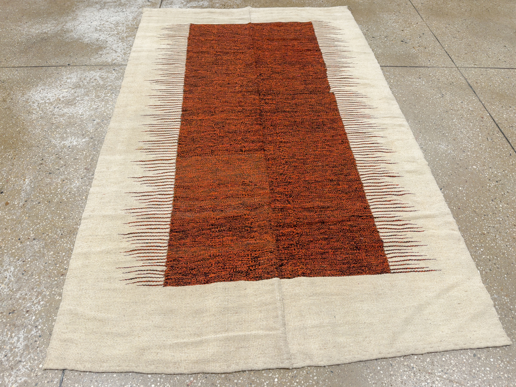 Modern Persian Flatweave Kilim, No.26755 - Staging