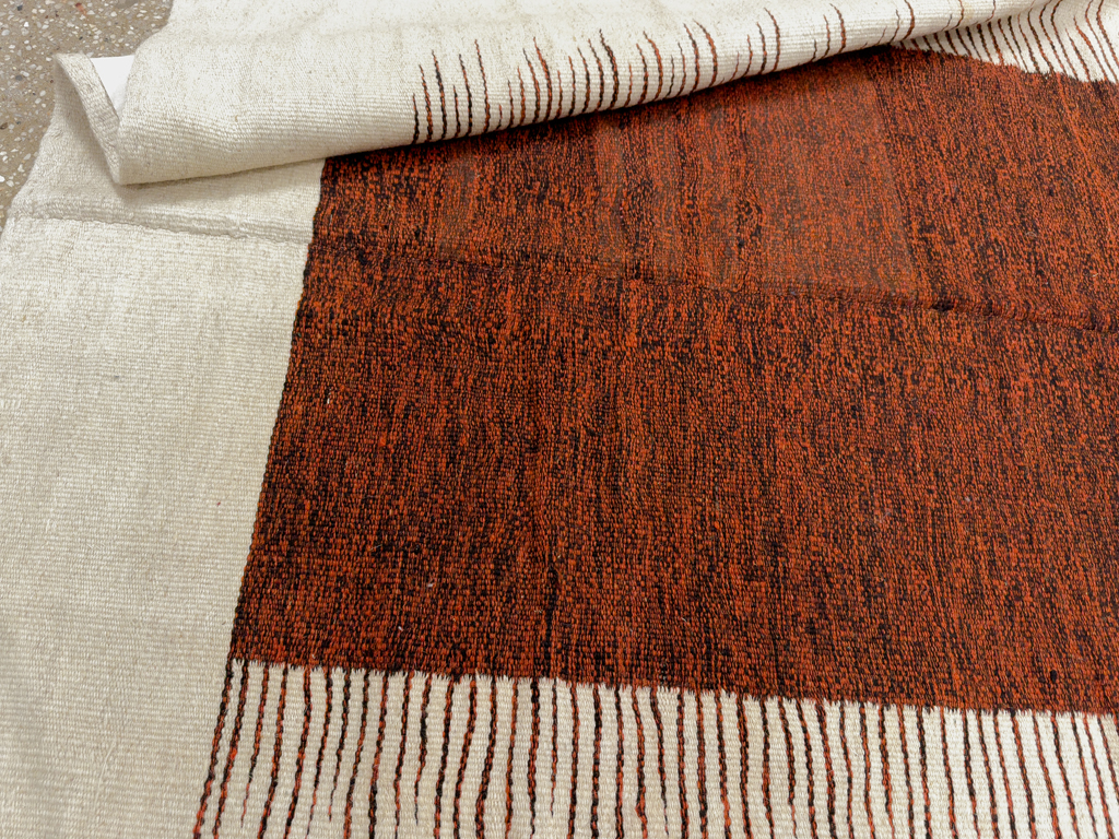 Modern Persian Flatweave Kilim, No.26755 - Staging