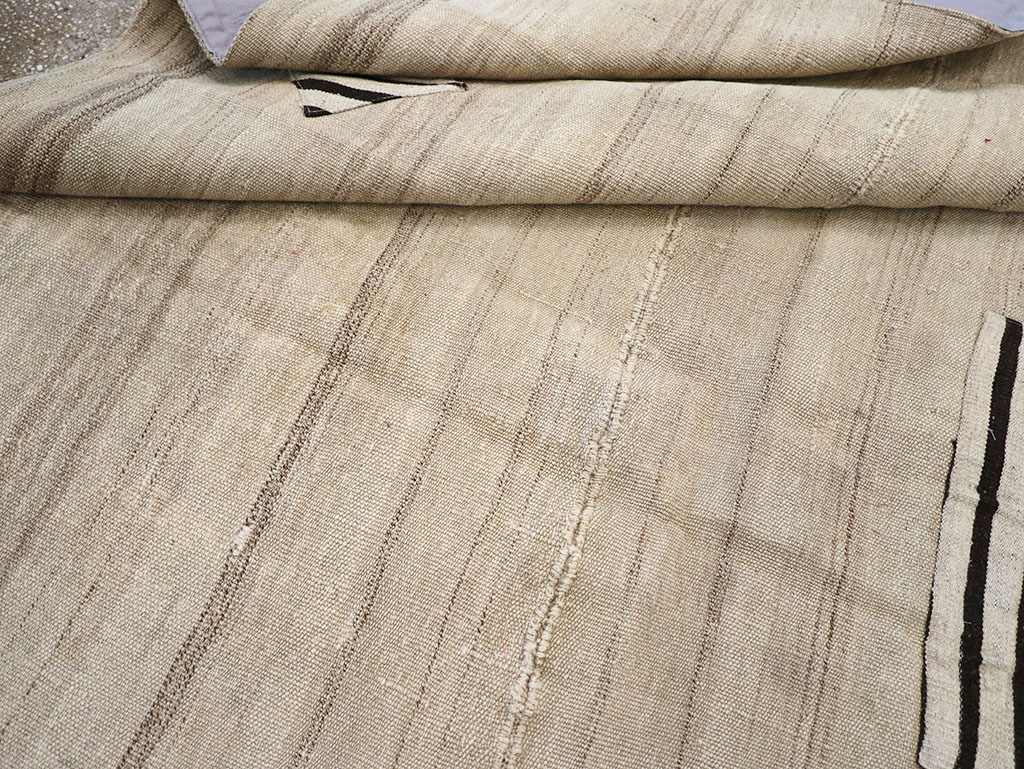 Vintage Persian Flatweave Kilim Accent Rug, No.26757 - Staging