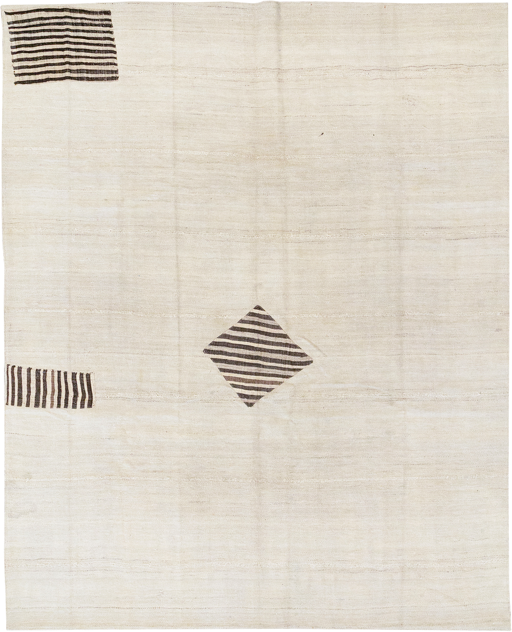 Vintage Persian Flatweave Kilim Accent Carpet, No.26758 - Staging