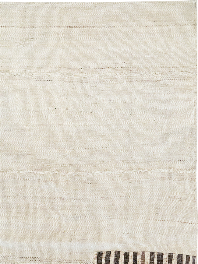 Vintage Persian Flatweave Kilim Accent Carpet, No.26758 - Staging