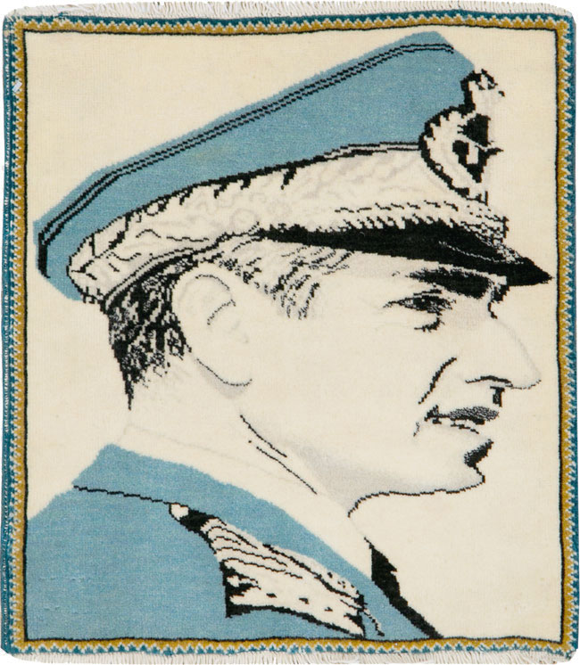 Persian Tabriz Pictorial Rug, No.26764 - Staging