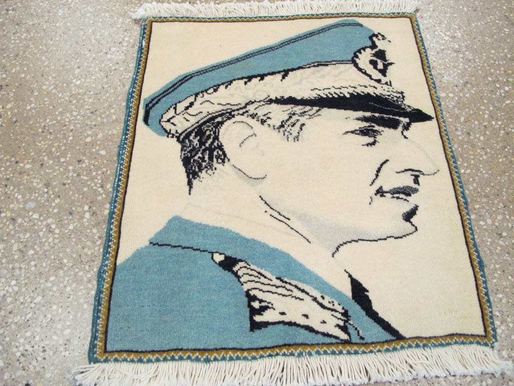 Persian Tabriz Pictorial Rug, No.26764 - Staging