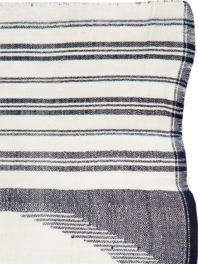 Vintage Persian Textile Flatweave, No.26801 - Staging