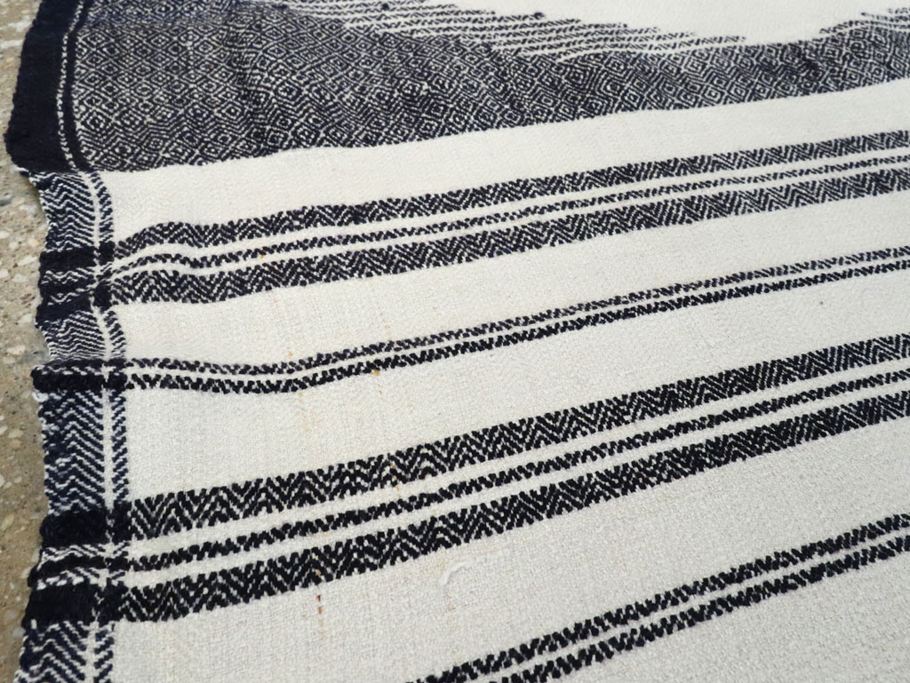 Vintage Persian Textile Flatweave, No.26801 - Staging