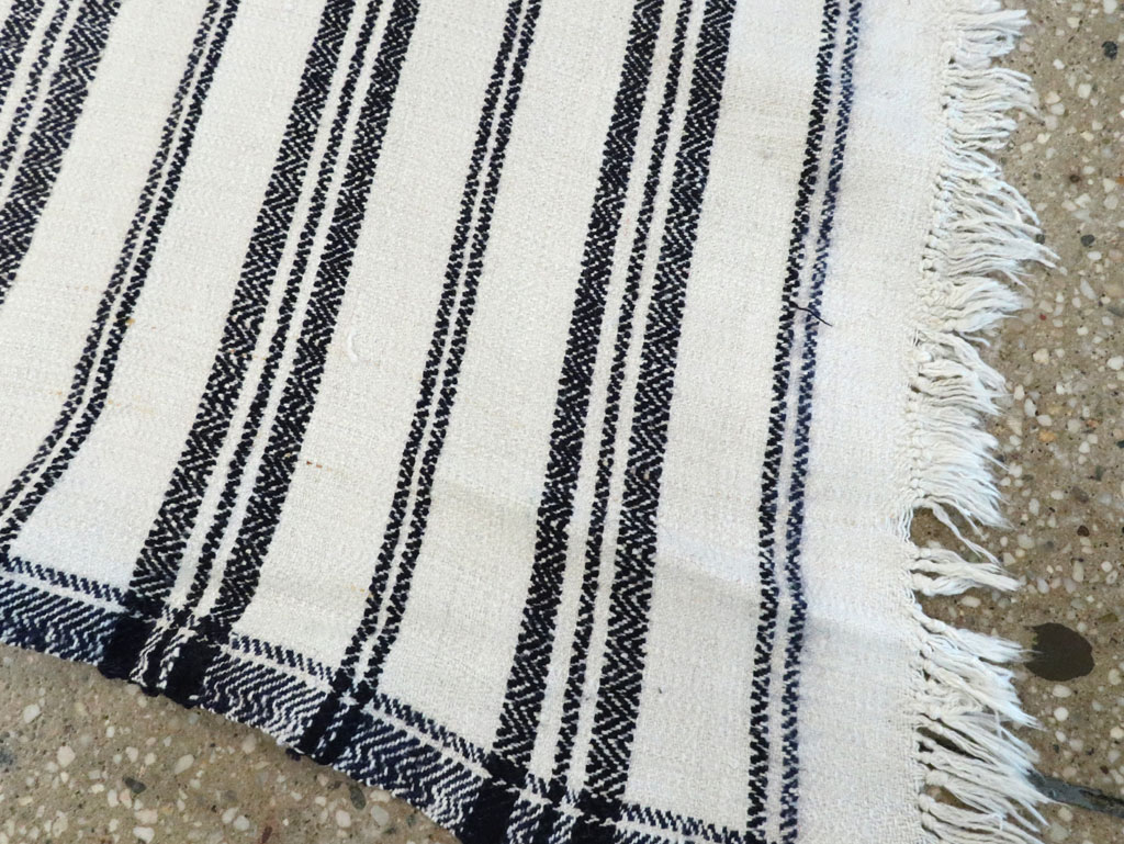 Vintage Persian Textile Flatweave, No.26801 - Staging