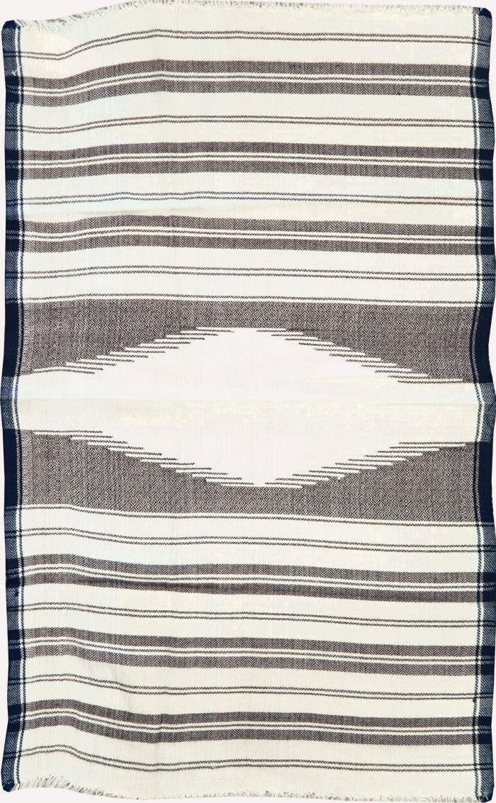 Vintage Persian Textile Flatweave, No.26802 - Staging