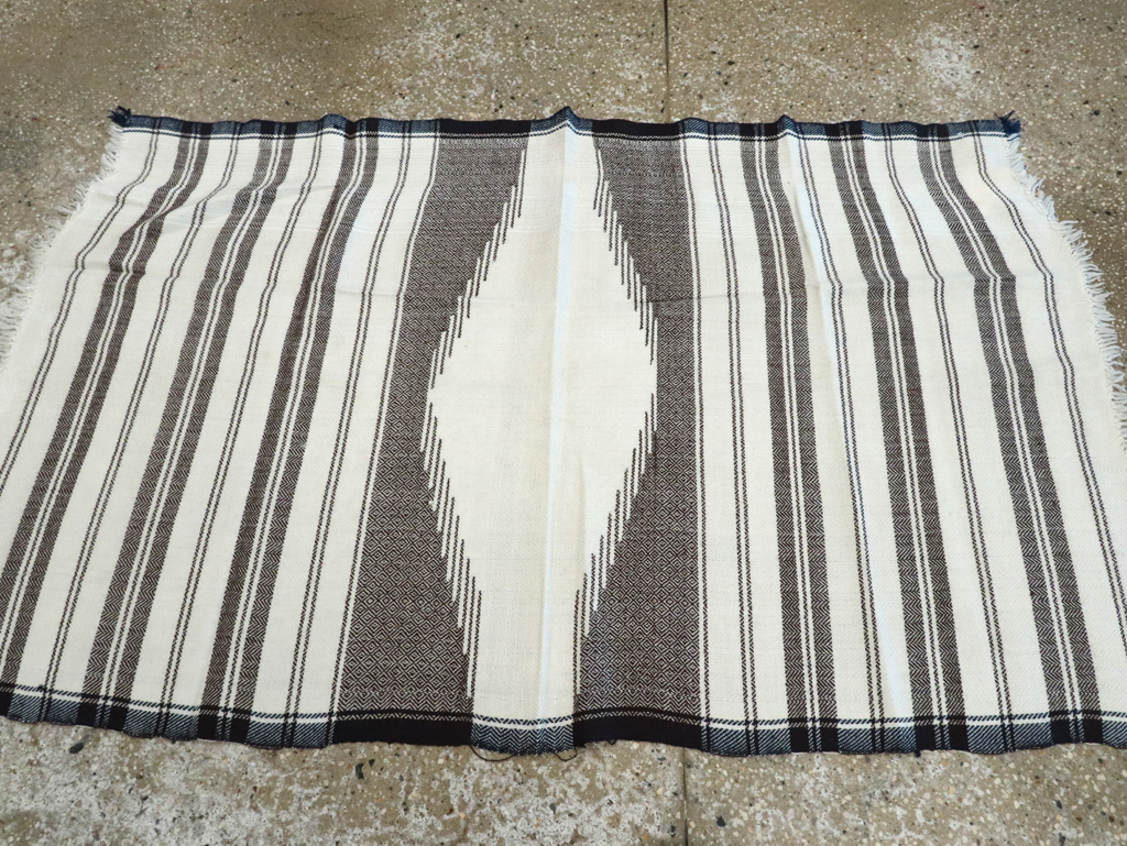 Vintage Persian Textile Flatweave, No.26802 - Staging