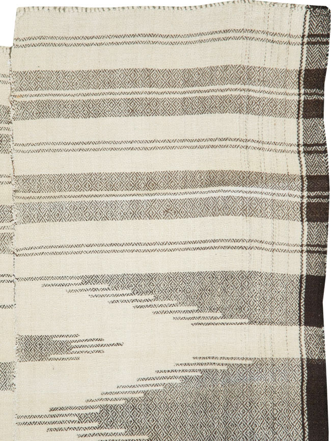 Vintage Persian Textile Flatweave, No.26804 - Staging