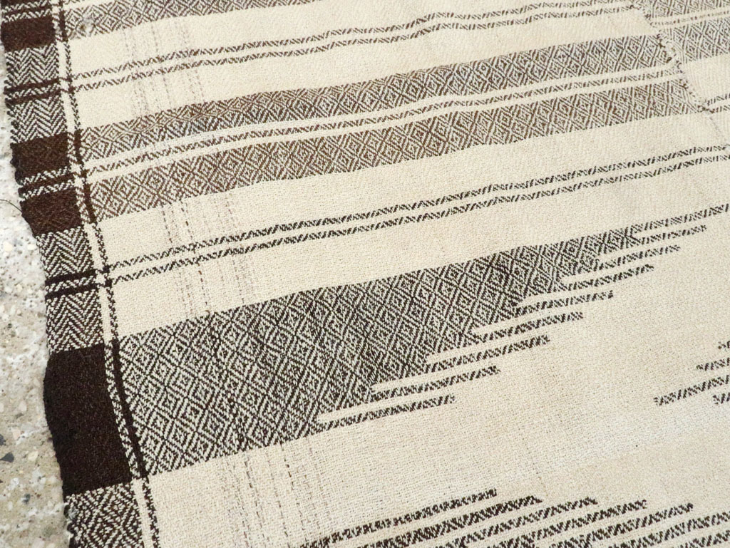 Vintage Persian Textile Flatweave, No.26804 - Staging