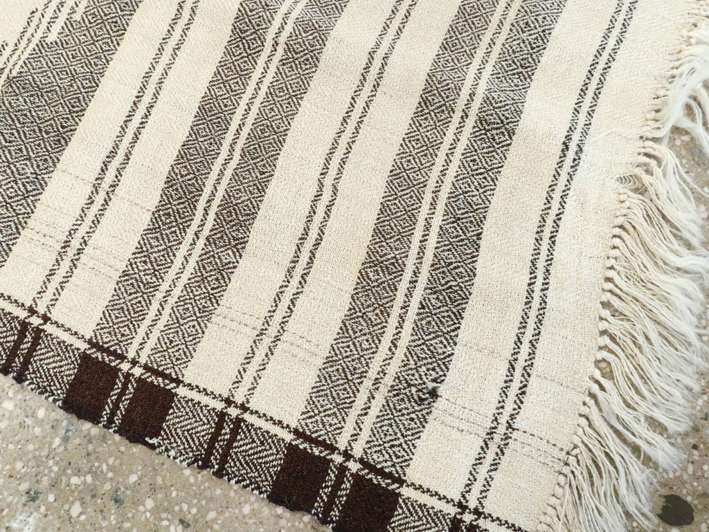 Vintage Persian Textile Flatweave, No.26804 - Staging