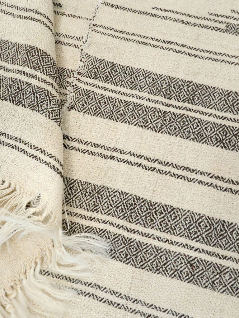 Vintage Persian Textile Flatweave, No.26804 - Staging