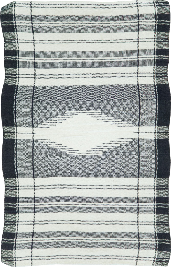 Vintage Persian Textile Flatweave, No.26807 - Staging