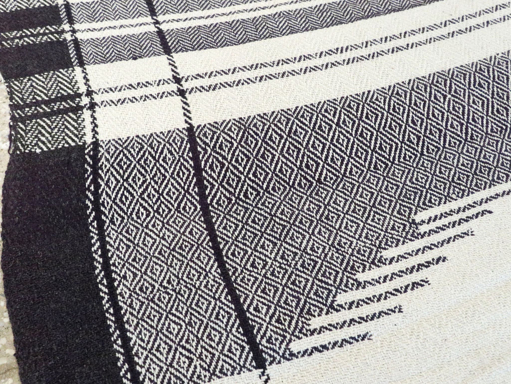 Vintage Persian Textile Flatweave, No.26807 - Staging