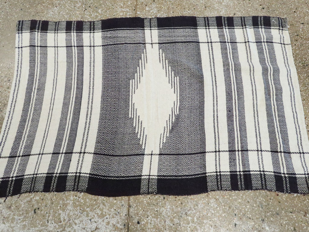 Vintage Persian Textile Flatweave, No.26807 - Staging