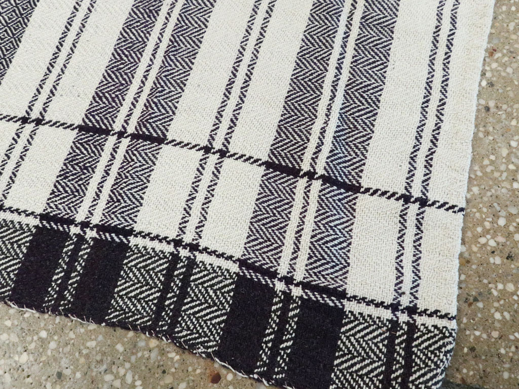 Vintage Persian Textile Flatweave, No.26807 - Staging