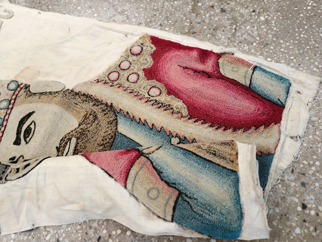 Vintage Persian Pictorial Textile , No.26809 - Staging