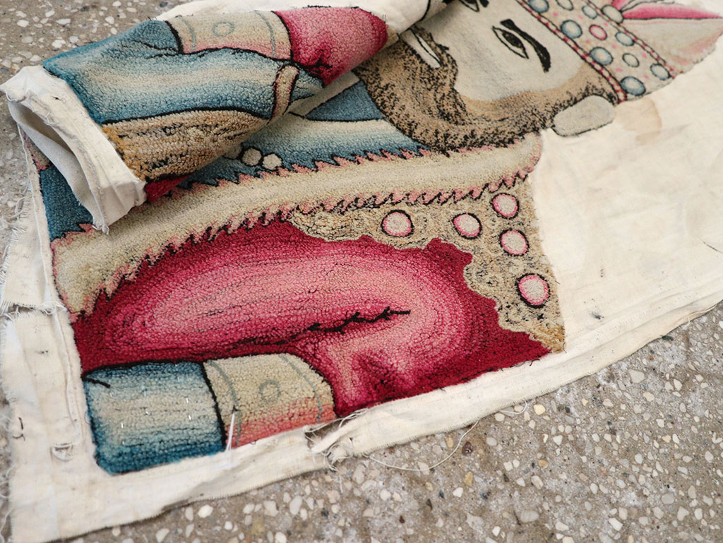 Vintage Persian Pictorial Textile , No.26809 - Staging