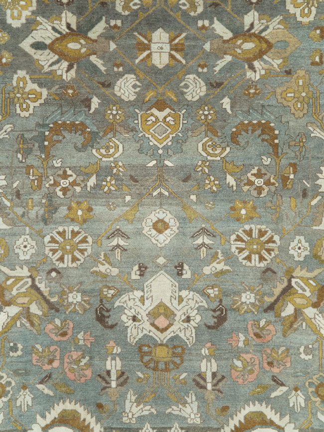 Vintage Persian Malayer Rug, No.26819 - Staging