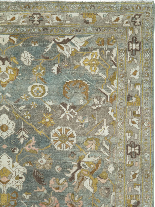 Vintage Persian Malayer Rug, No.26819 - Staging