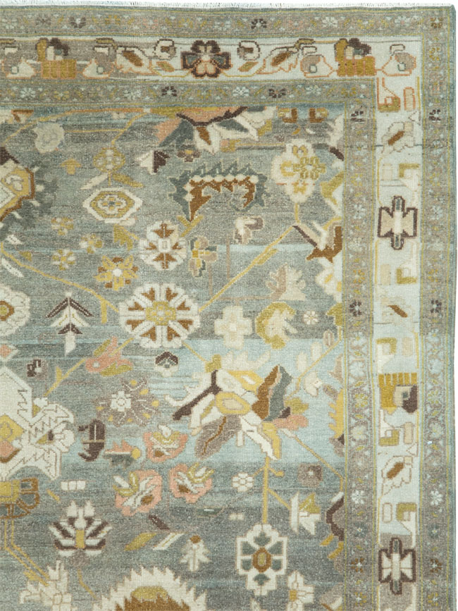 Vintage Persian Malayer Rug, No.26819 - Staging