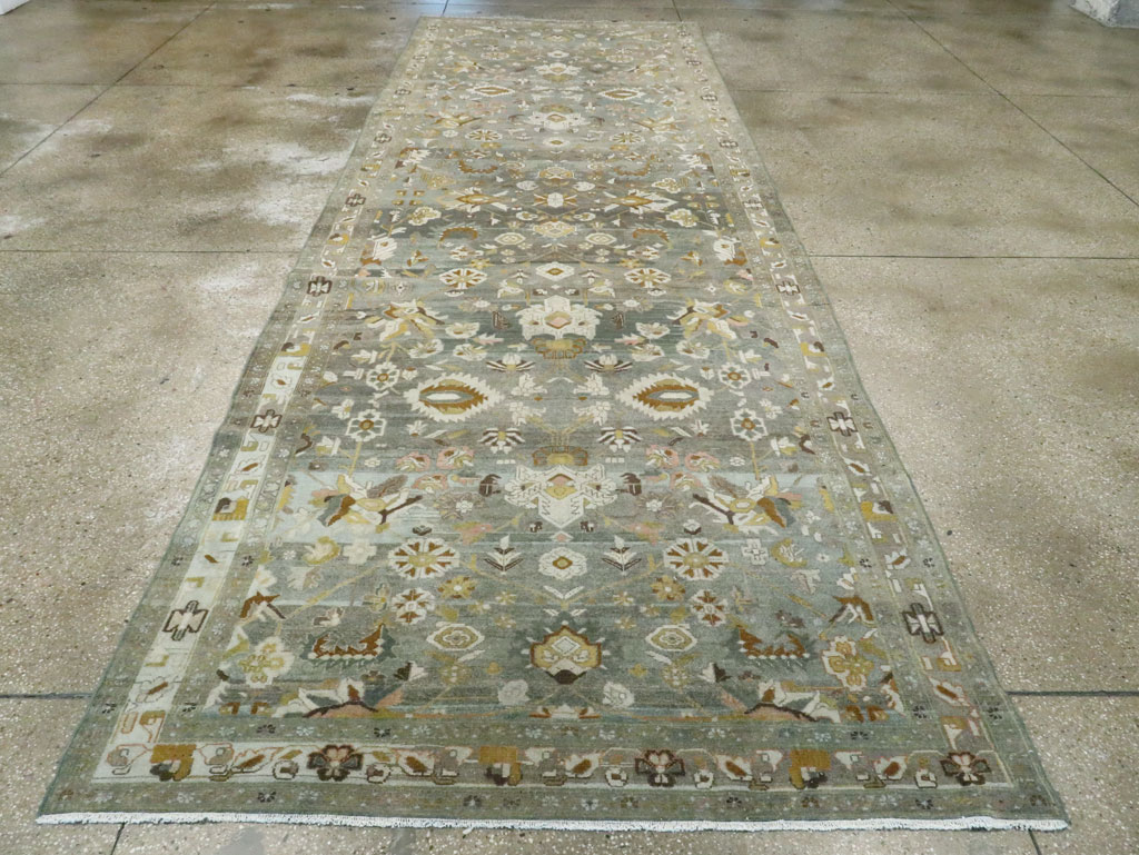 Vintage Persian Malayer Rug, No.26819 - Staging
