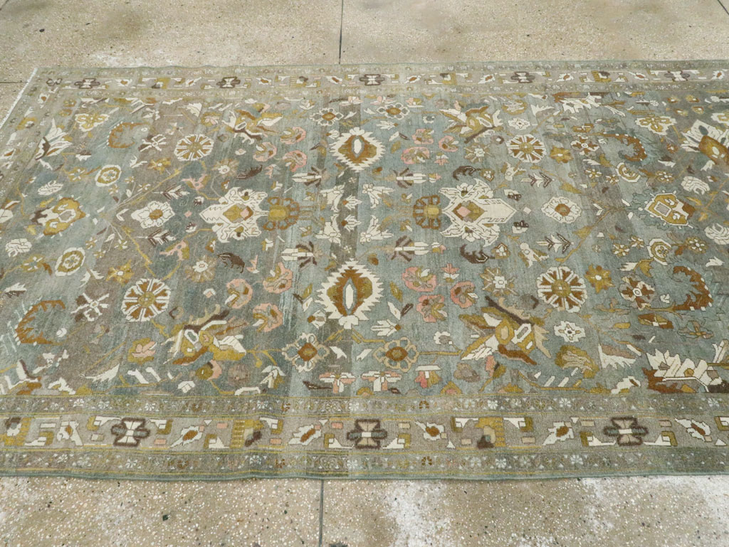 Vintage Persian Malayer Rug, No.26819 - Staging