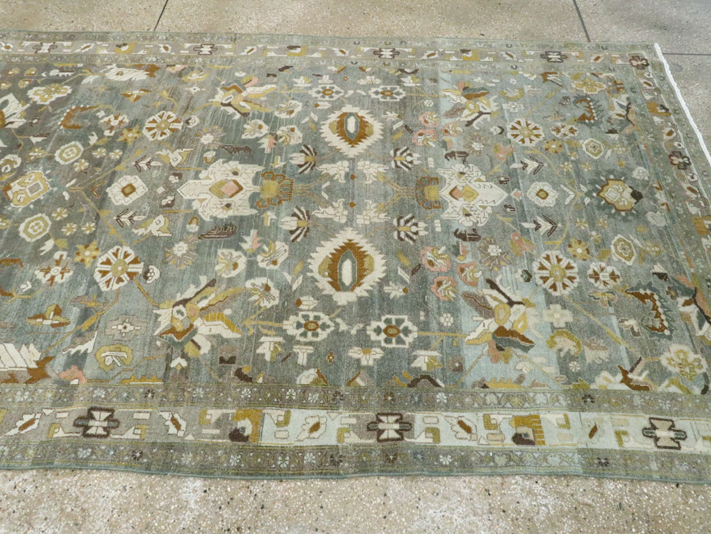 Vintage Persian Malayer Rug, No.26819 - Staging