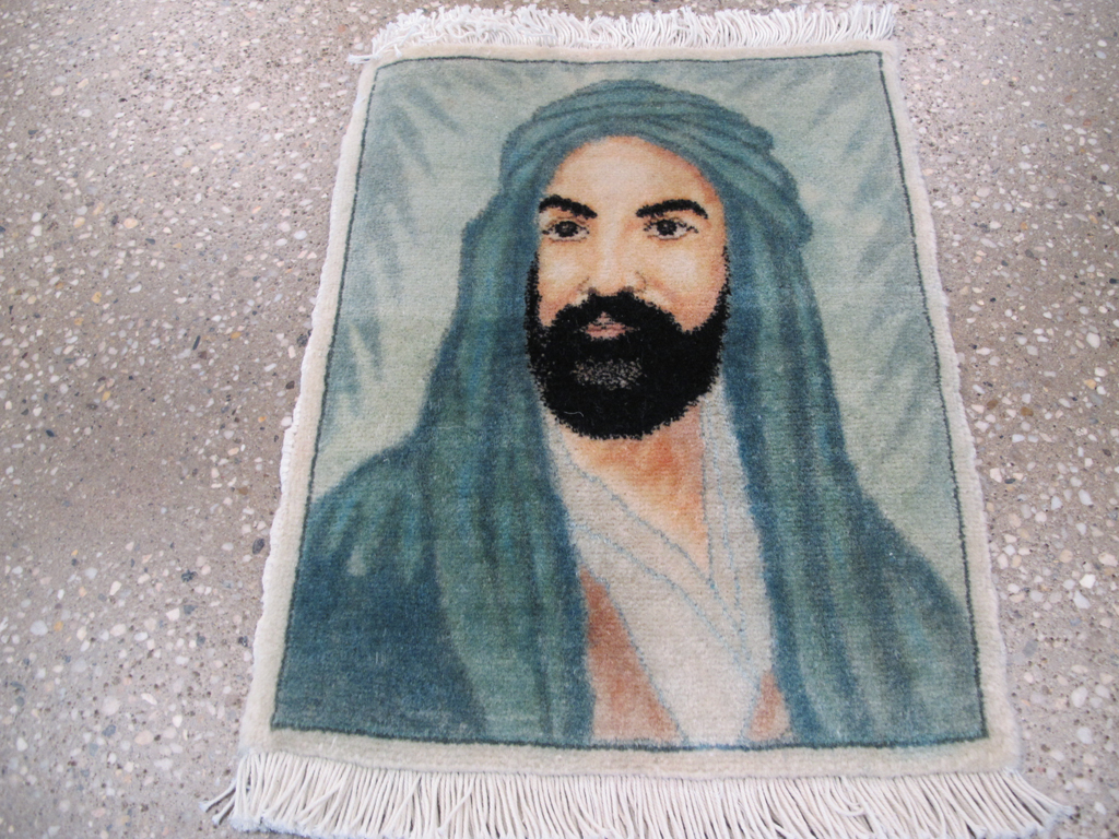 Persian Tabriz Pictorial Rug, No.26827 - Staging