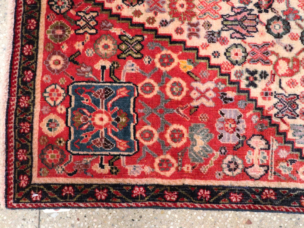 Vintage Persian Afshar Rug, No.26830 - Staging
