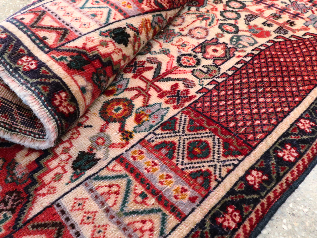 Vintage Persian Afshar Rug, No.26830 - Staging