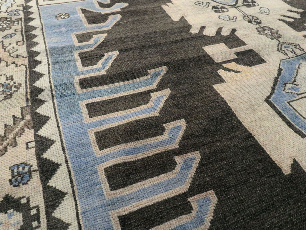 Vintage Persian Malayer Gallery Rug, No.26837 - Staging