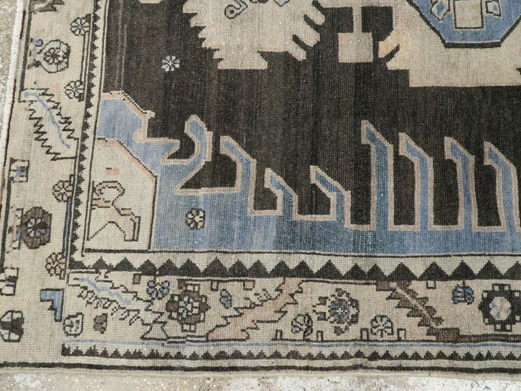 Vintage Persian Malayer Gallery Rug, No.26837 - Staging