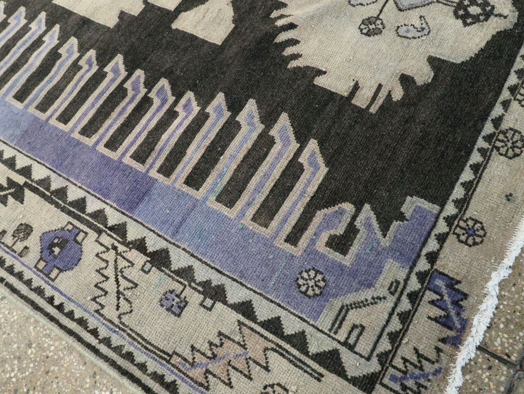 Vintage Persian Malayer Gallery Rug, No.26837 - Staging