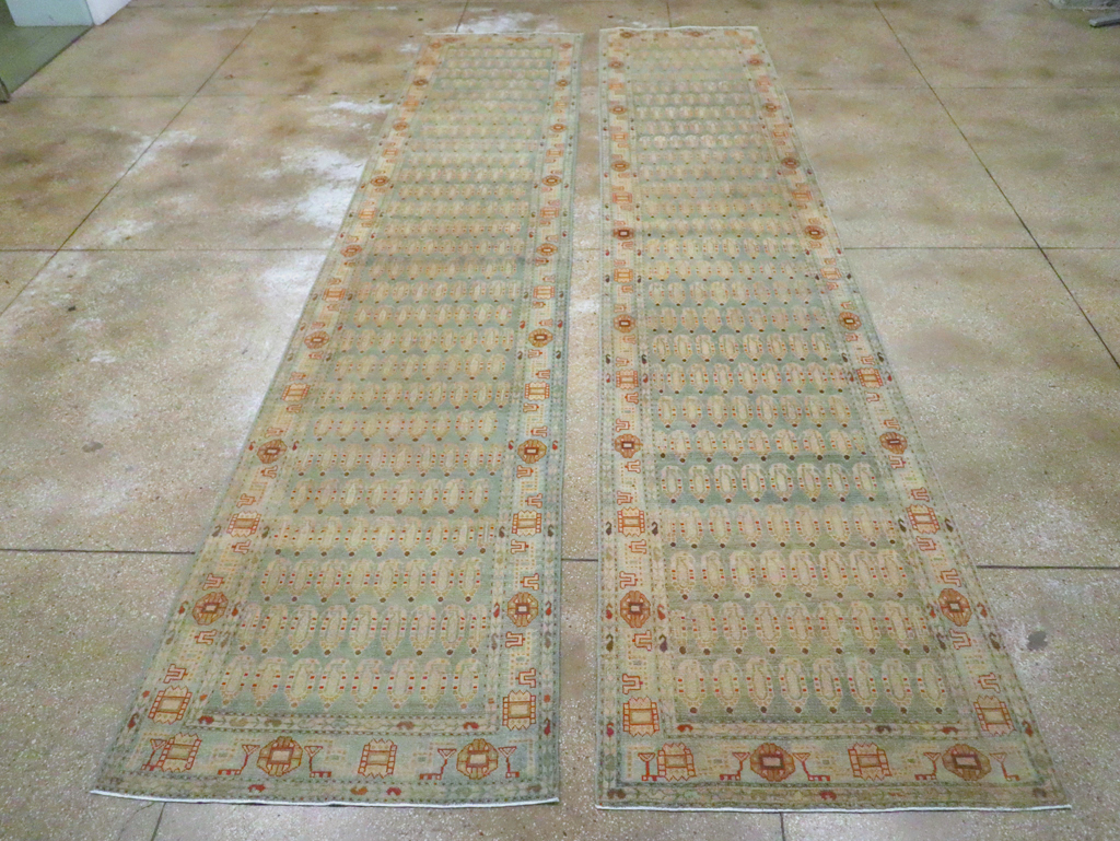 Antique Persian Malayer Runner (Pair: 1 of 2), No.26850 - Staging