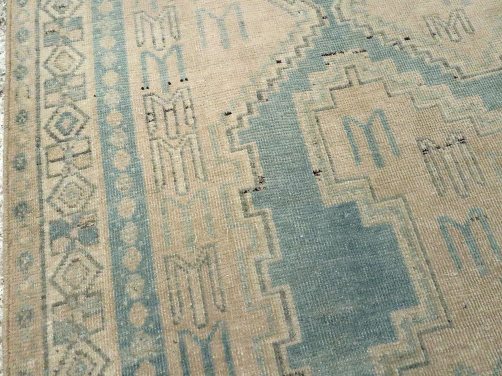 Vintage Persian Afshar Accent Rug, No.26851 - Staging