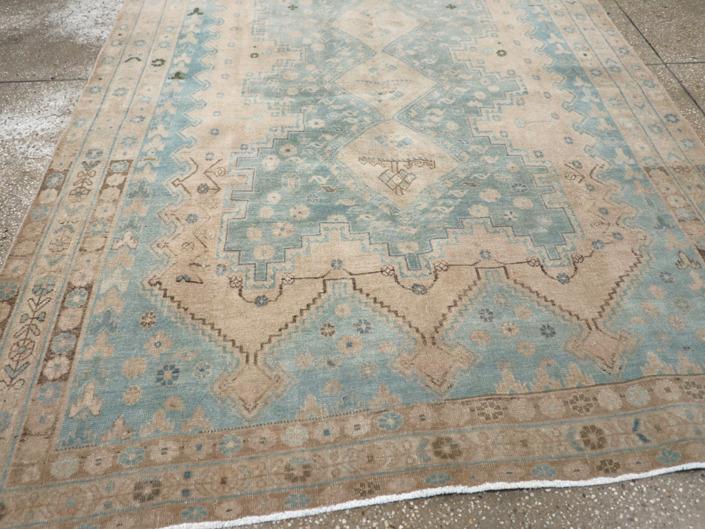 Vintage Persian Afshar Rug, No.26853 - Staging