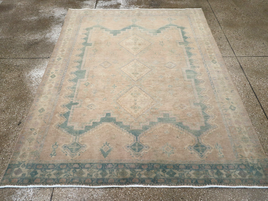 Vintage Persian Afshar Rug, No.26854 - Staging