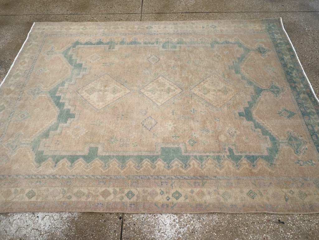 Vintage Persian Afshar Rug, No.26854 - Staging